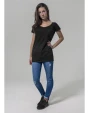 BUILD YOUR BRAND Ladies Wideneck Tee T-Shirts personalisierbar