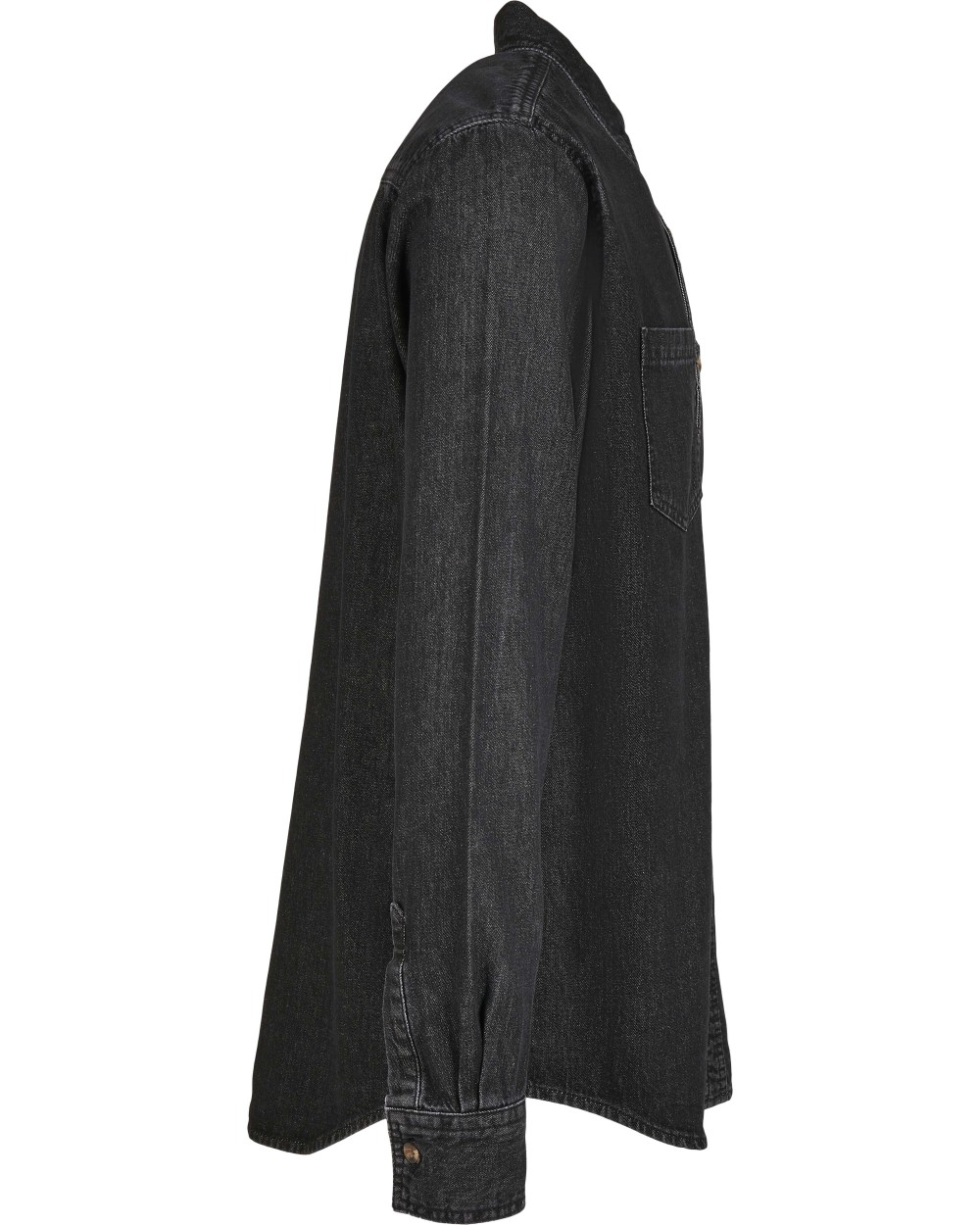 Hemden BUILD YOUR BRAND Denim Shirt voor bedrukking &amp; borduring