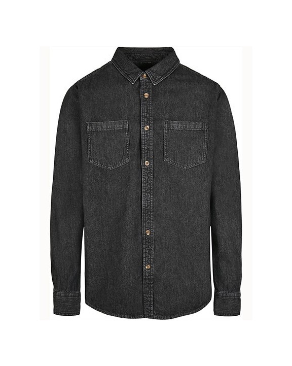 Chemises personnalisable BUILD YOUR BRAND Denim Shirt