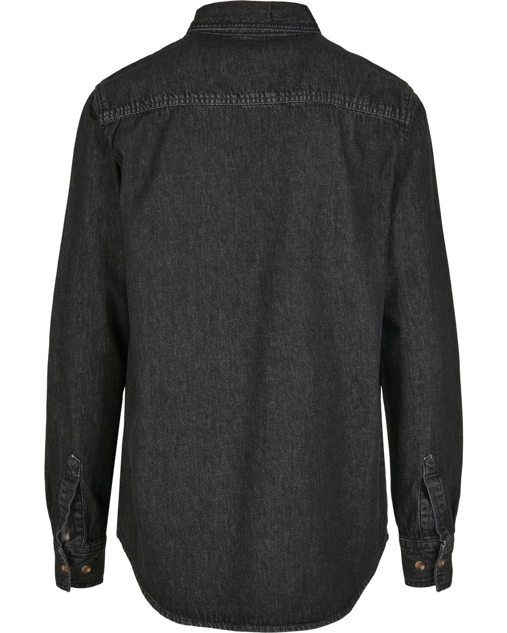 Hemden BUILD YOUR BRAND Denim Shirt voor bedrukking &amp; borduring