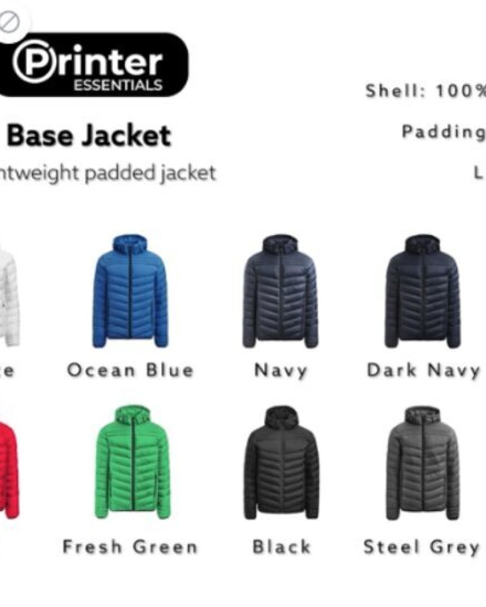 PRINTER Base 
Jacke Damen Jacken personalisierbar