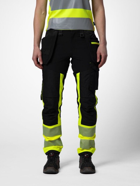 Pantalons à personnaliser PROJOB 6543 PANTALON STRETCH FEMME EN ISO 20471 CLASSE 1 