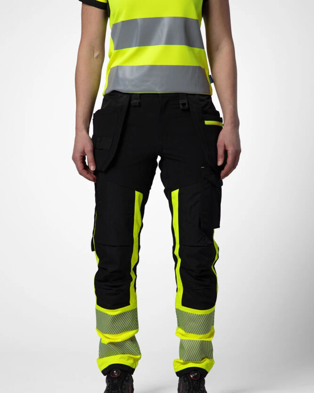 Pantalons personnalisable PROJOB 6543 PANTALON STRETCH FEMME EN ISO 20471 CLASSE 1