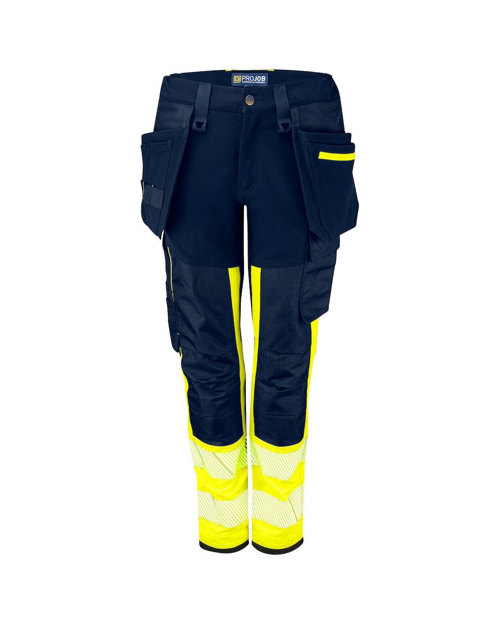 Broeken PROJOB 6543 SIGNALISATIESTRETCHBROEK DAMES EN ISO 20471 KLASSE 1 voor bedrukking &amp; borduring