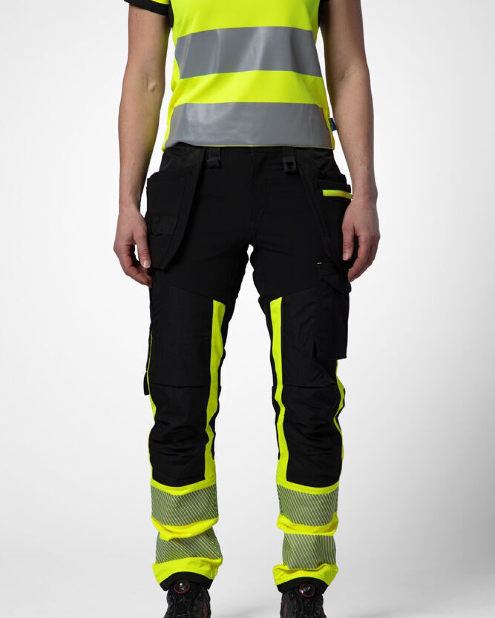 Pantalons personnalisable PROJOB 6543 PANTALON STRETCH FEMME EN ISO 20471 CLASSE 1