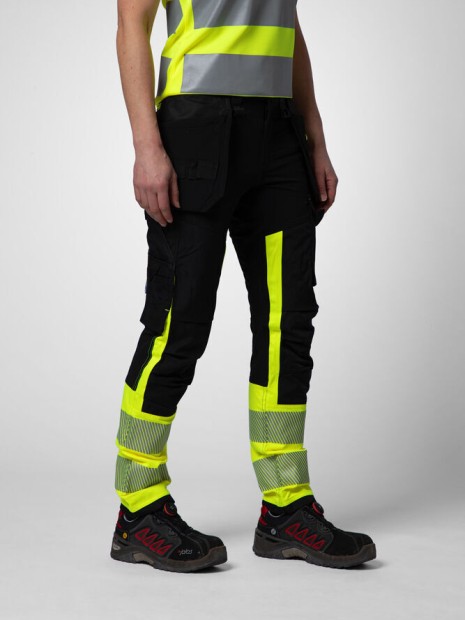 Pantalons à personnaliser PROJOB 6543 PANTALON STRETCH FEMME EN ISO 20471 CLASSE 1 
