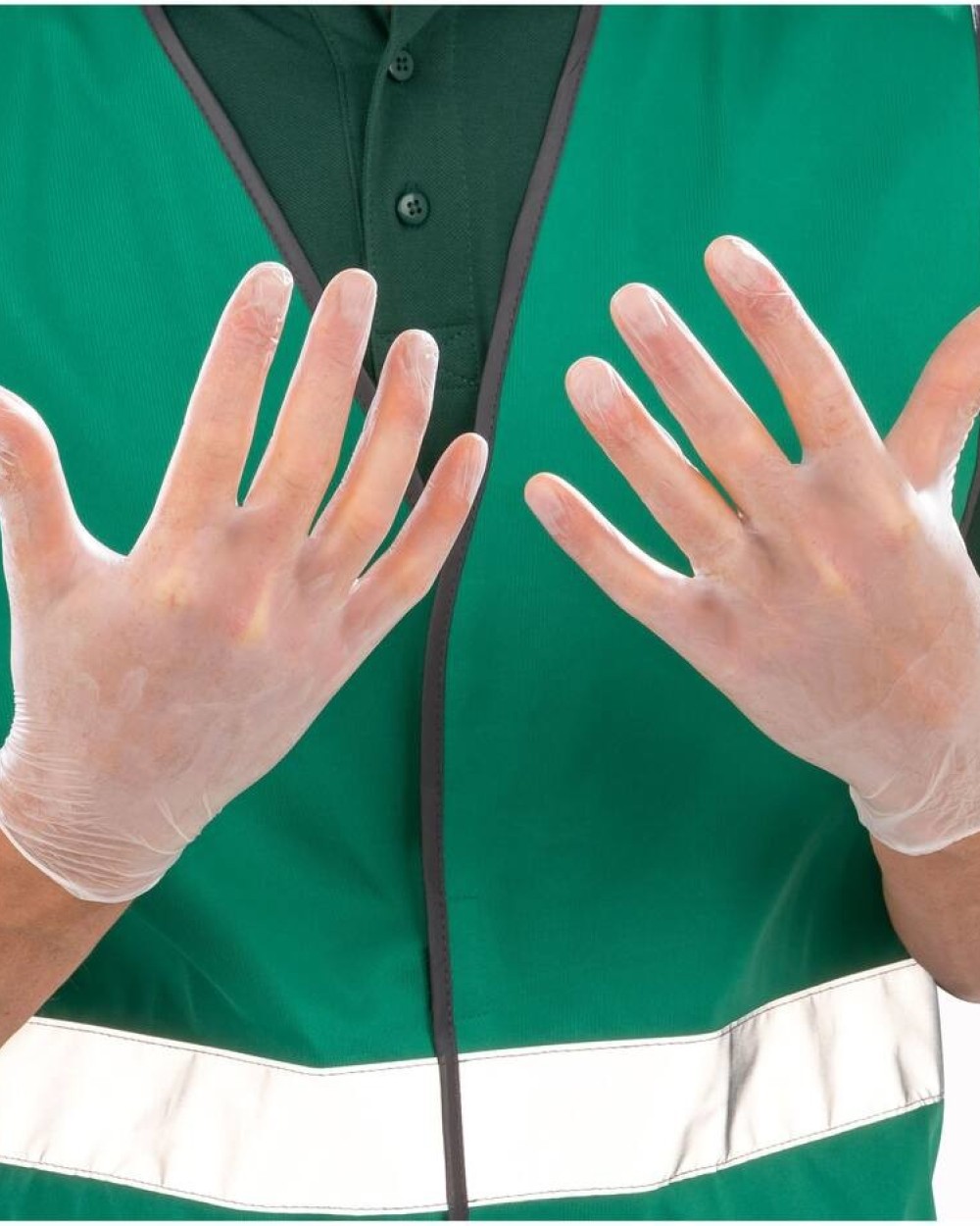 Accessoires personnalisable RESULT MEDICAL VINYL EXAMINATION GLOVES CLEAR