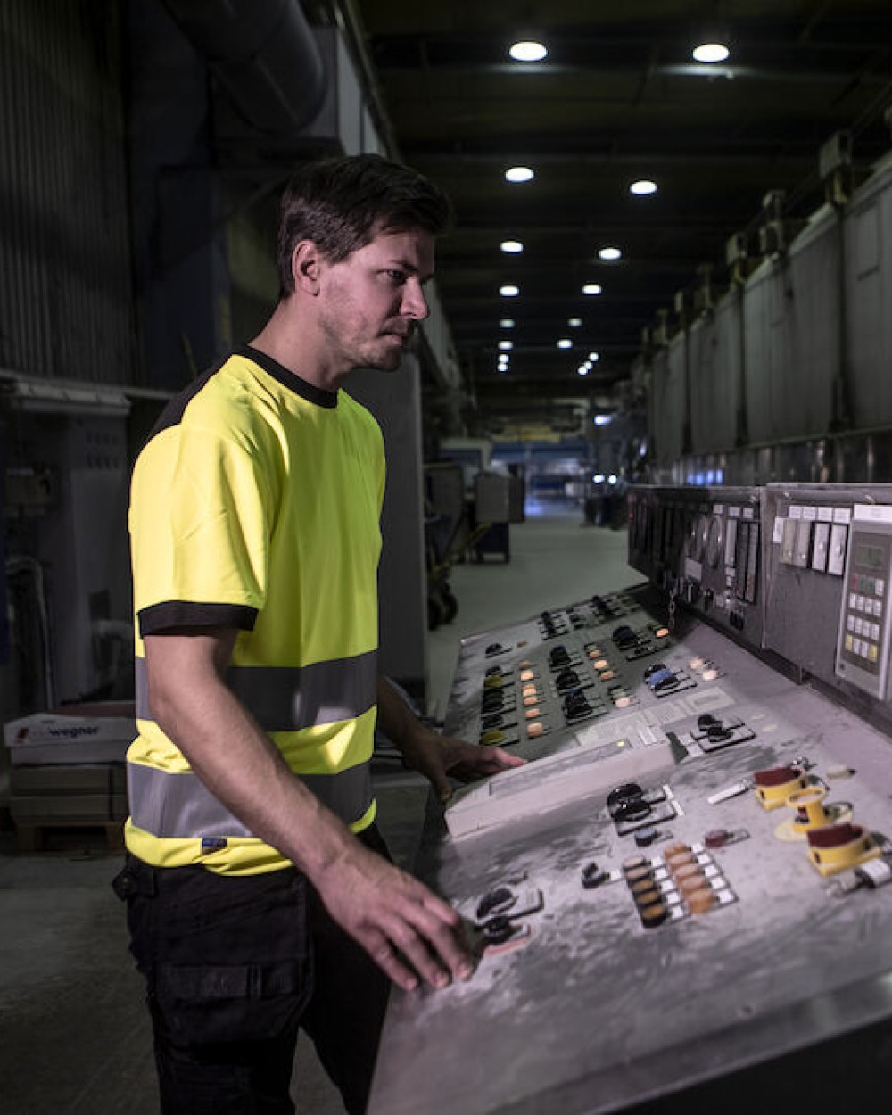T-shirts PROJOB 6009 SIGNALISATIET-SHIRT EN ISO 20471 KLASSE 2 voor bedrukking &amp; borduring