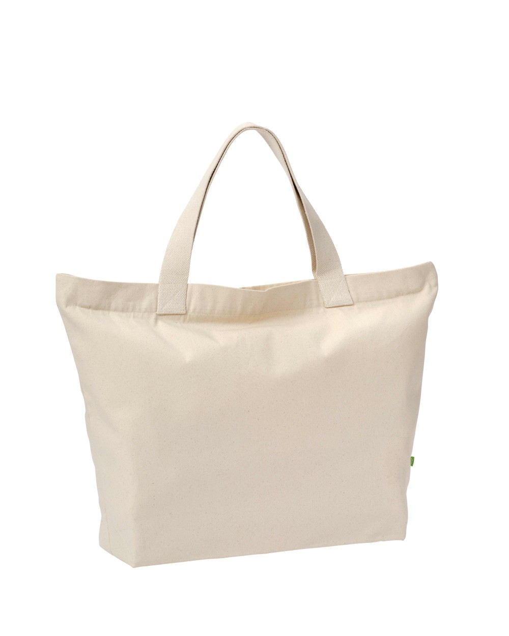 Tassen & Zakken NUTSHELL Elba organic canvas premium zip tote voor bedrukking &amp; borduring