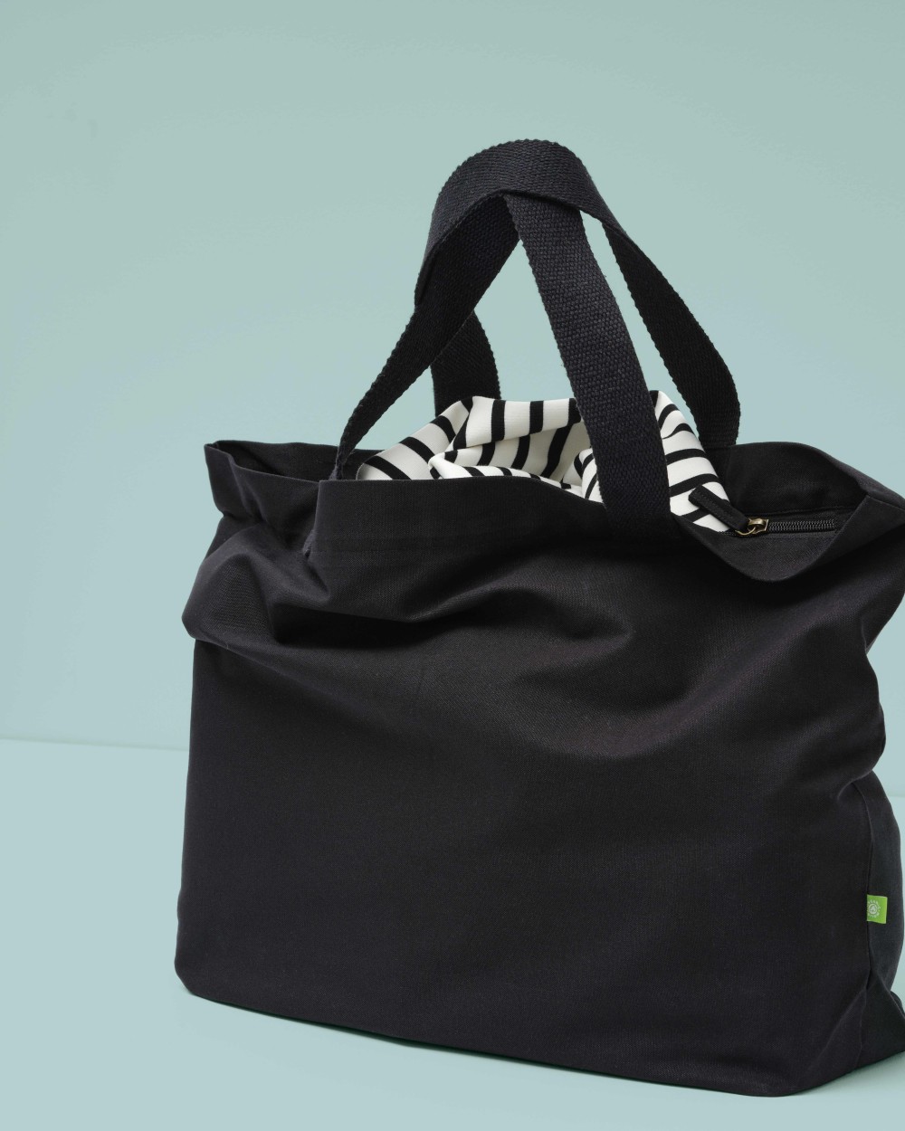 Tassen & Zakken NUTSHELL Elba organic canvas premium zip tote voor bedrukking &amp; borduring