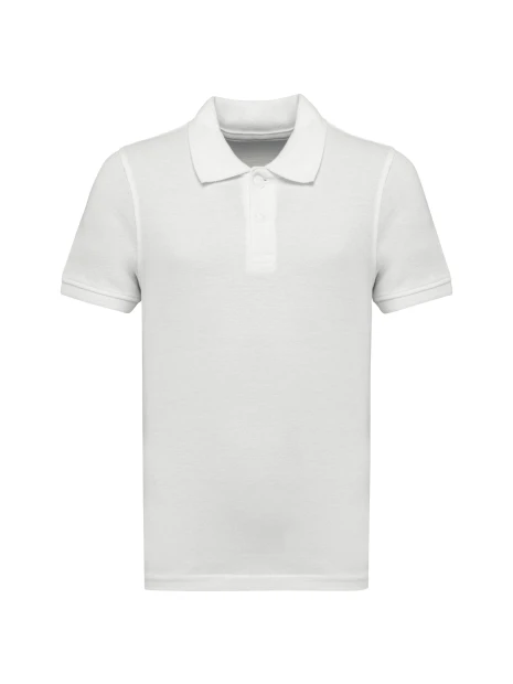 KARIBAN Polo piqué Bio180 enfant /api/colors/7a92cd2d-10d2-40b4-928b-296bb7487506 personnalisable