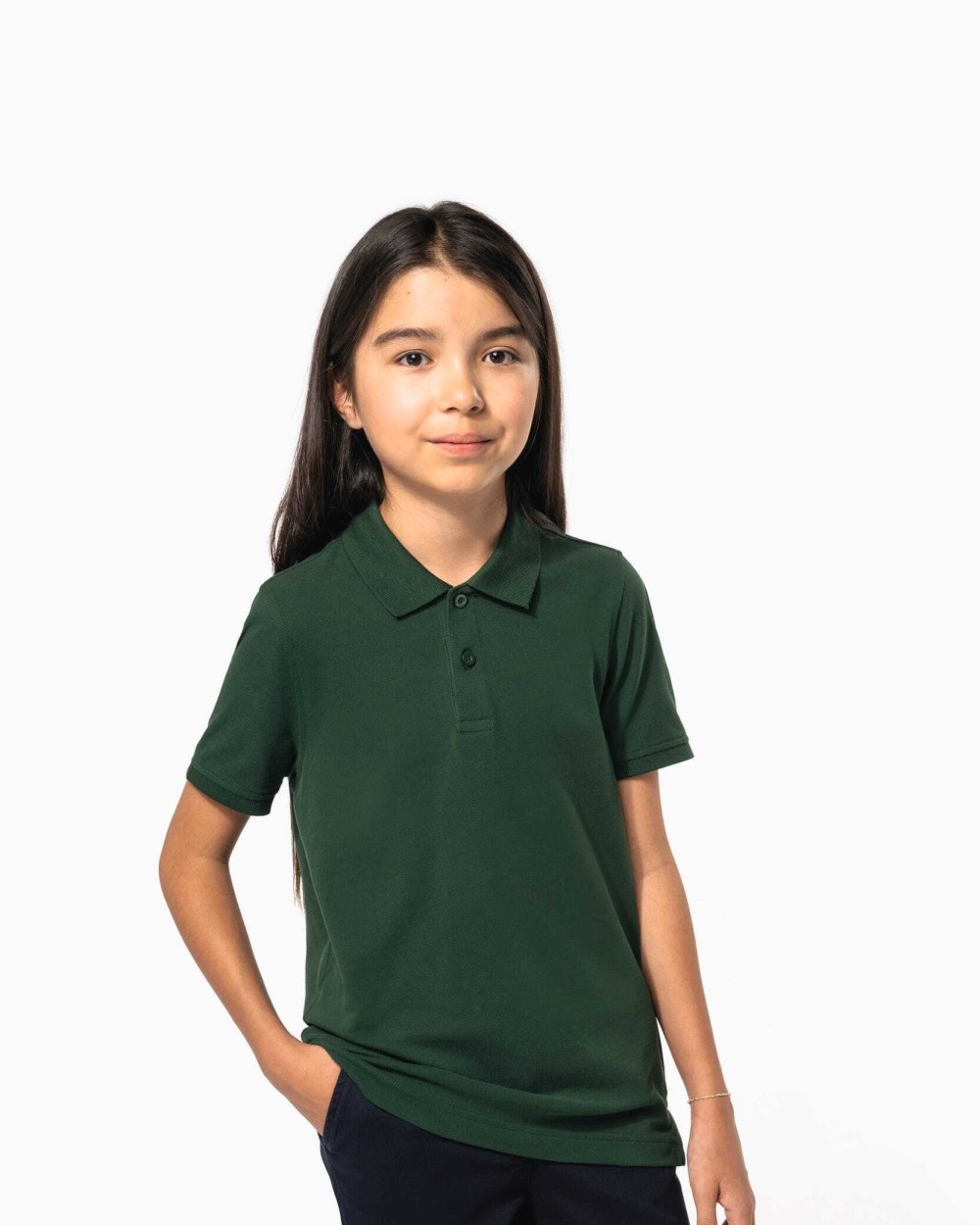 Polo's KARIBAN Bio180 piqué kinderpolo voor bedrukking &amp; borduring