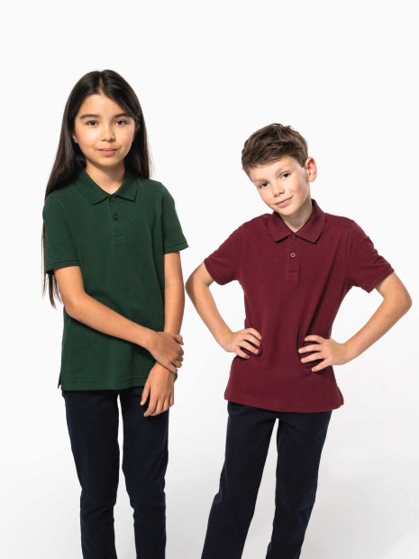 Polos à personnaliser KARIBAN Polo piqué Bio180 enfant 