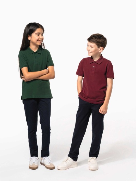 Polos à personnaliser KARIBAN Polo piqué Bio180 enfant 