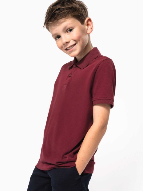 Polos à personnaliser KARIBAN Polo piqué Bio180 enfant 