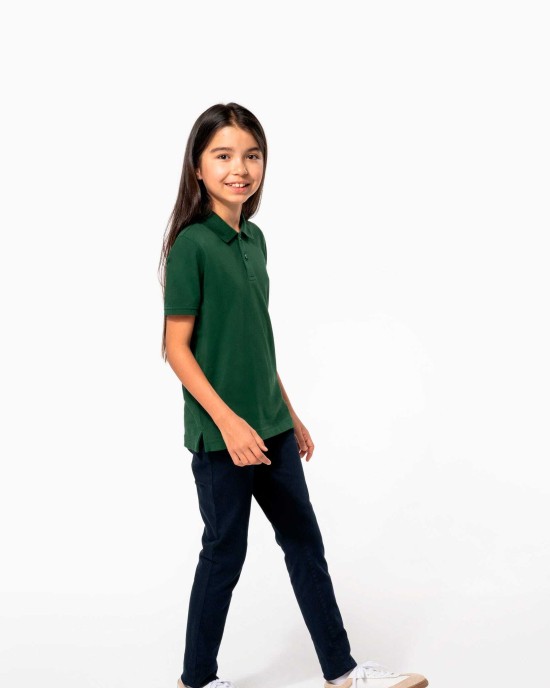 Polos personnalisable Kariban Polo piqué Bio180 enfant