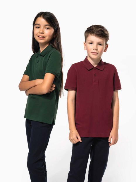 Polos à personnaliser KARIBAN Polo piqué Bio180 enfant 