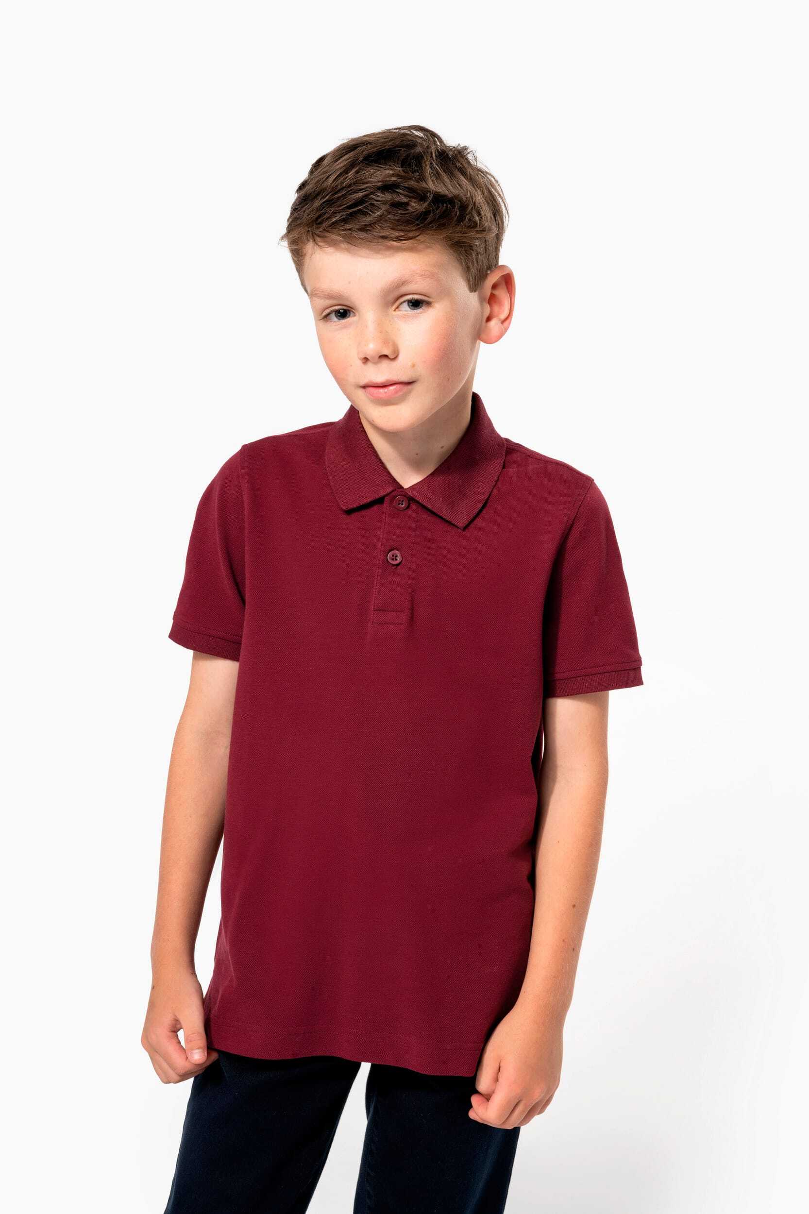 Polos personnalisable KARIBAN Polo piqué Bio180 enfant