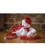 Benodigdheden MUMBLES Kerstbeer met rits voor bedrukking &amp; borduring
