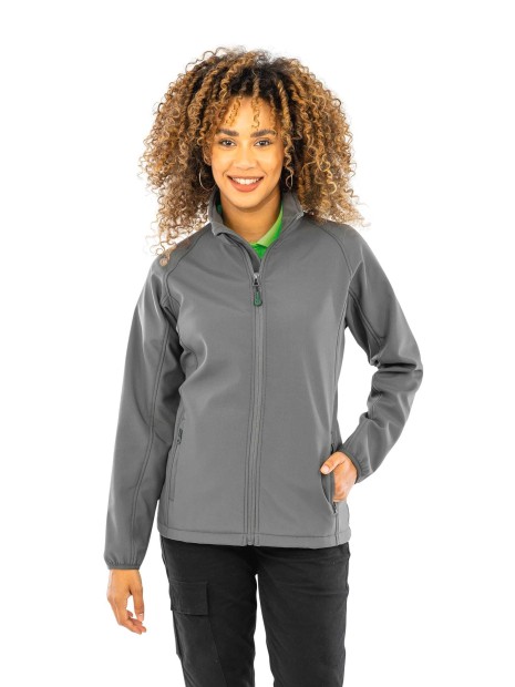 Softshells à personnaliser RESULT Veste softshell femme recyclée 