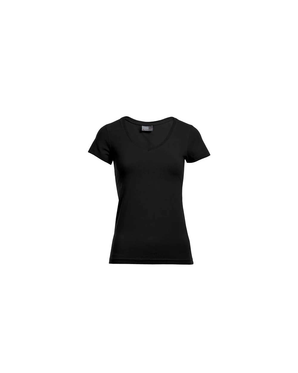PROMODORO Women´s Slim Fit V-Neck-T T-Shirts personalisierbar