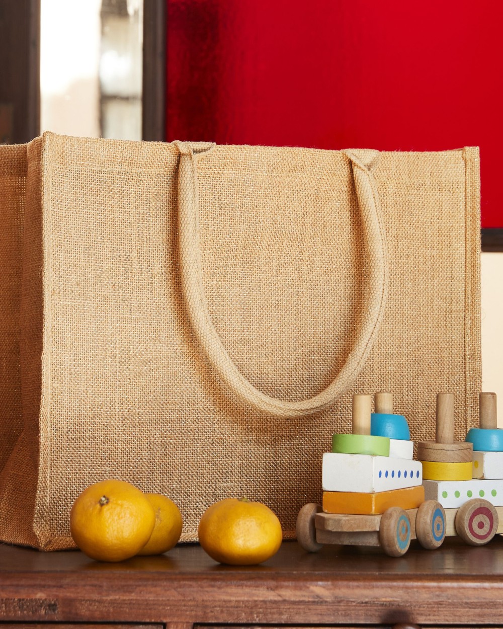 Sacs & Bagagerie personnalisable WESTFORDMILL SHIMMER JUTE SHOPPER
