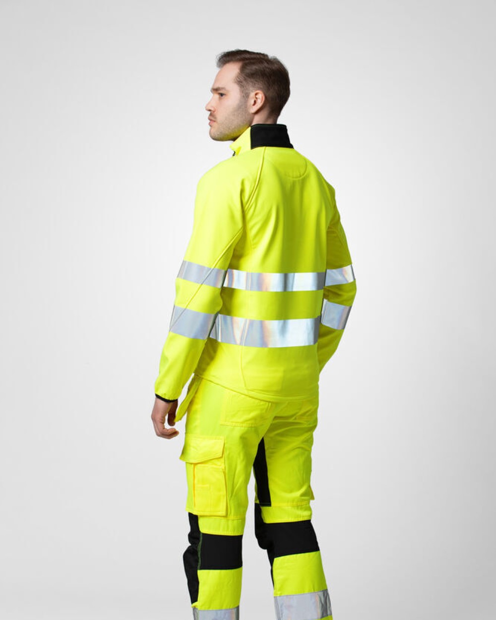 Softshells personnalisable PROJOB 6432 SOFTSHELL - EN ISO 20471 CLASSE 3/2