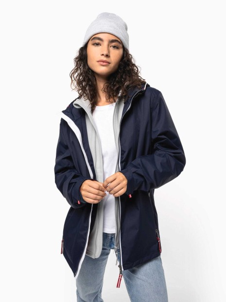 Vestes à personnaliser KARIBAN Veste imperméable unisexe 