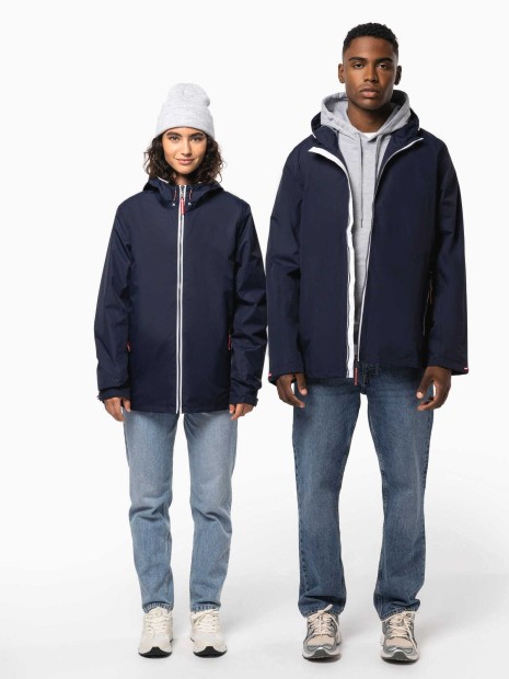 Vestes à personnaliser KARIBAN Veste imperméable unisexe 
