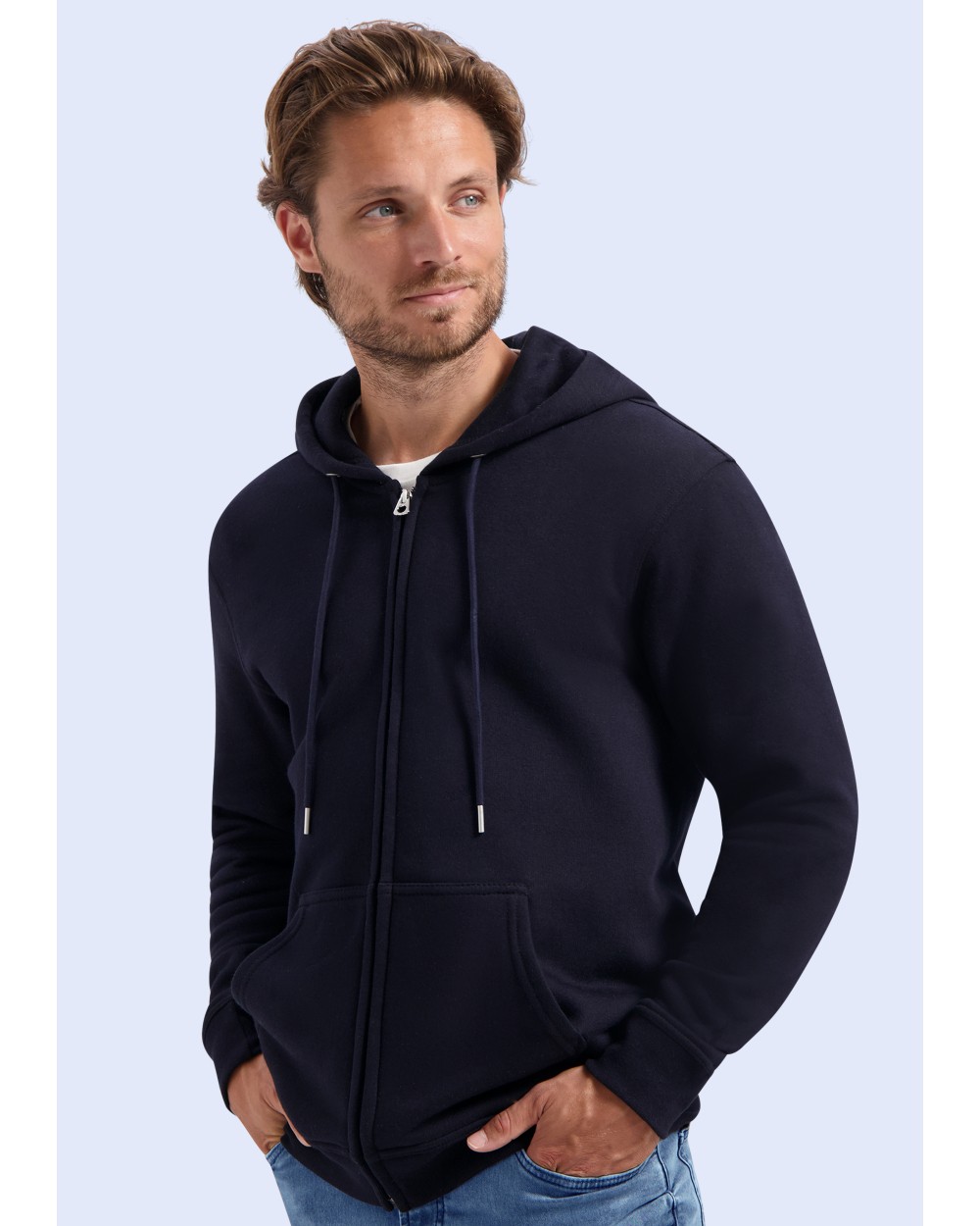 STARWORLD Unisex Full Zip Hooded Jacket Sweatshirts personalisierbar