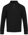 Polos personnalisable ELEVATE Polo unisexe de 245 g/m² Apollo à manches longues et demi fermeture éclair