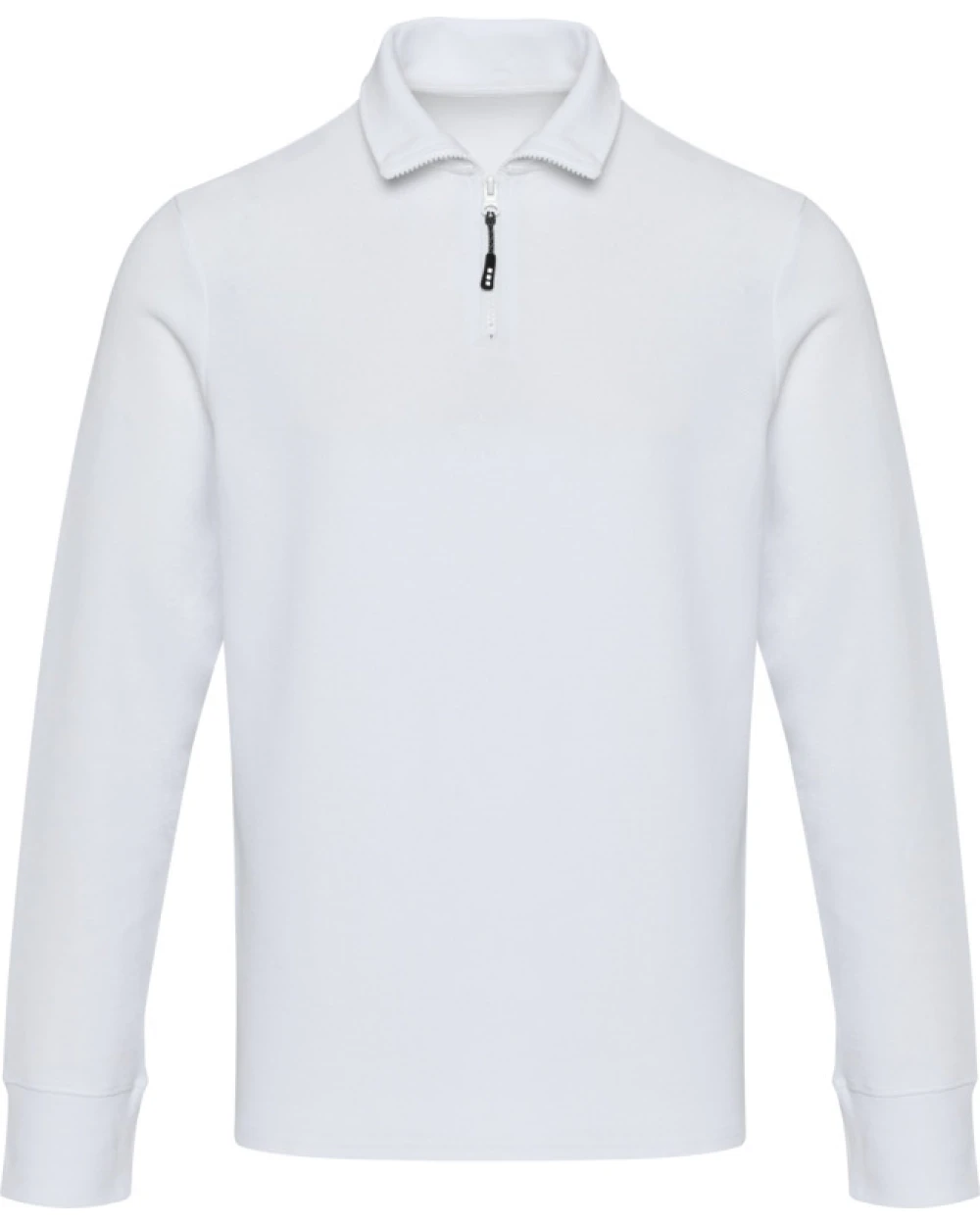 Polos personnalisable ELEVATE Polo unisexe de 245 g/m² Apollo à manches longues et demi fermeture éclair