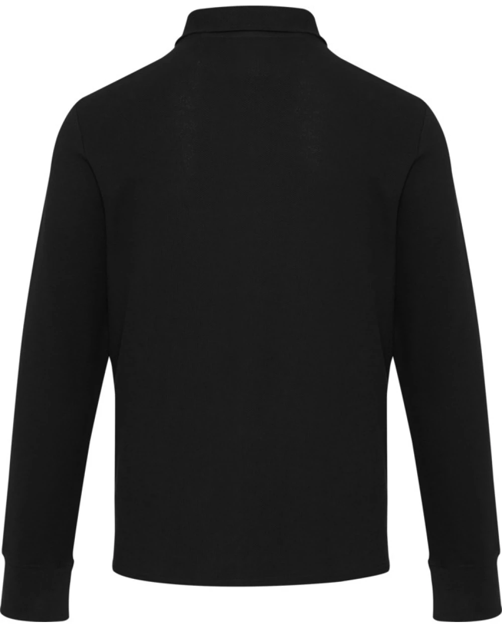 Polos personnalisable ELEVATE Polo unisexe de 245 g/m² Apollo à manches longues et demi fermeture éclair