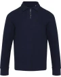 Polos personnalisable ELEVATE Polo unisexe de 245 g/m² Apollo à manches longues et demi fermeture éclair