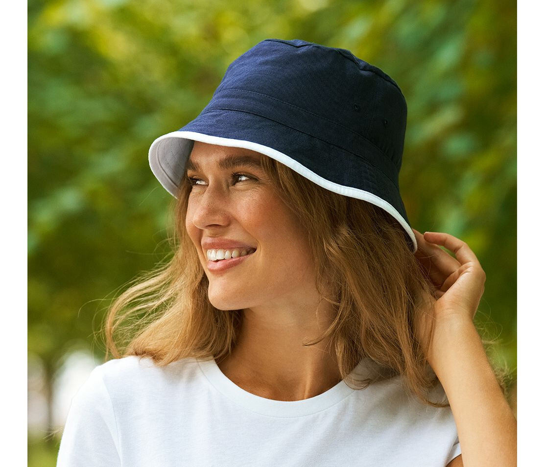 NEUTRAL REVERSIBLE BUCKET HAT Bob-Mützen personalisierbar