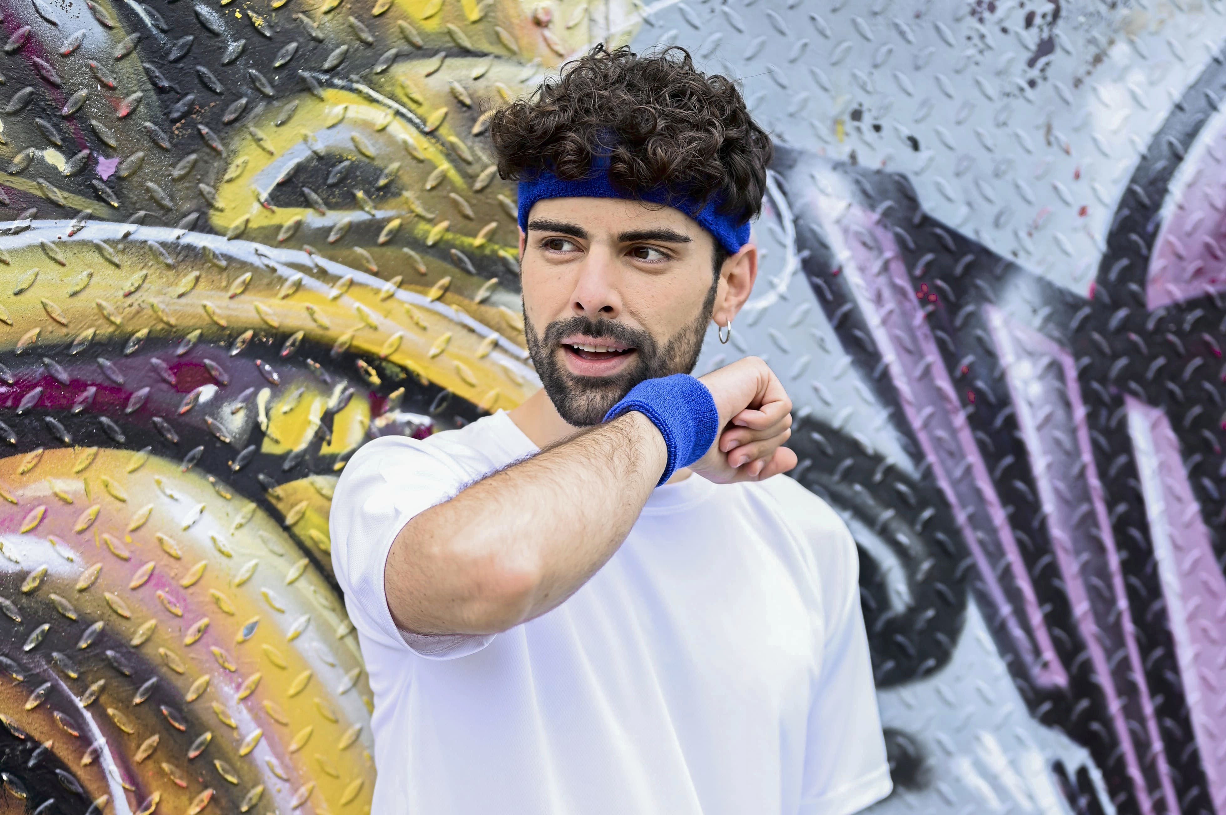 Benodigdheden PRINTWEAR Head Sweatband with Label voor bedrukking &amp; borduring