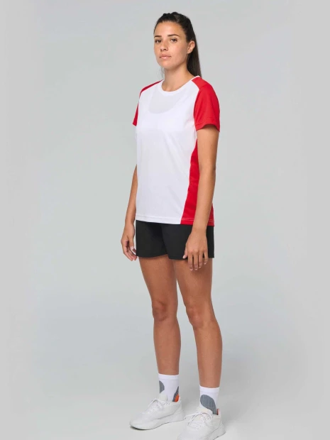 T-Shirts à personnaliser PROACT T-shirt de sport écoresponsable bicolore femme 