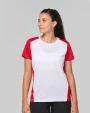 T-Shirts personnalisable PROACT T-shirt de sport écoresponsable bicolore femme