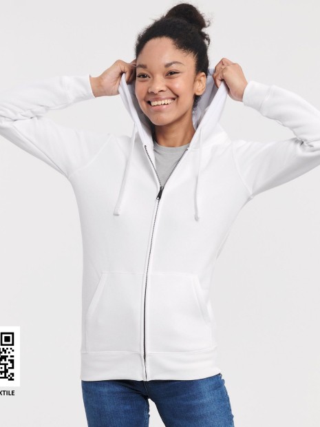 Sweat-shirts à personnaliser RUSSELL LADIES' AUTHENTIC ZIPPED HOOD JACKET 