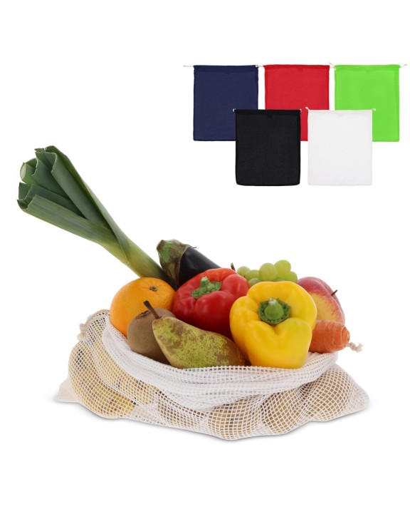 4DO Wiederverwendbare Lebensmitteltasche OEKO-TEX® Baumwolle 40x45cm Taschen personalisierbar