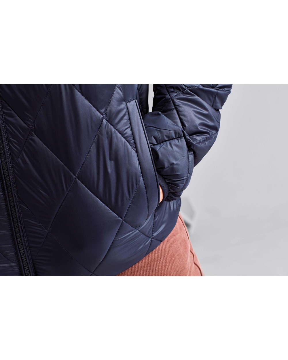 2786 Diamond pane padded Jacket Jacken personalisierbar