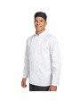 Jassen DENNYS LONDON Unisex Long Sleeve Chef Jacket voor bedrukking &amp; borduring