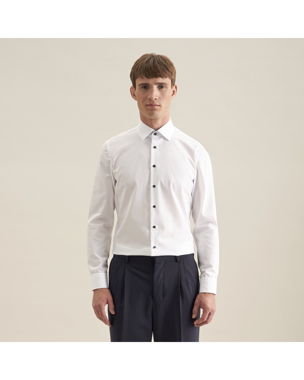 Hemden SEIDENSTICKER Men`s Shirt Poplin Shaped Fit Longsleeve voor bedrukking &amp; borduring