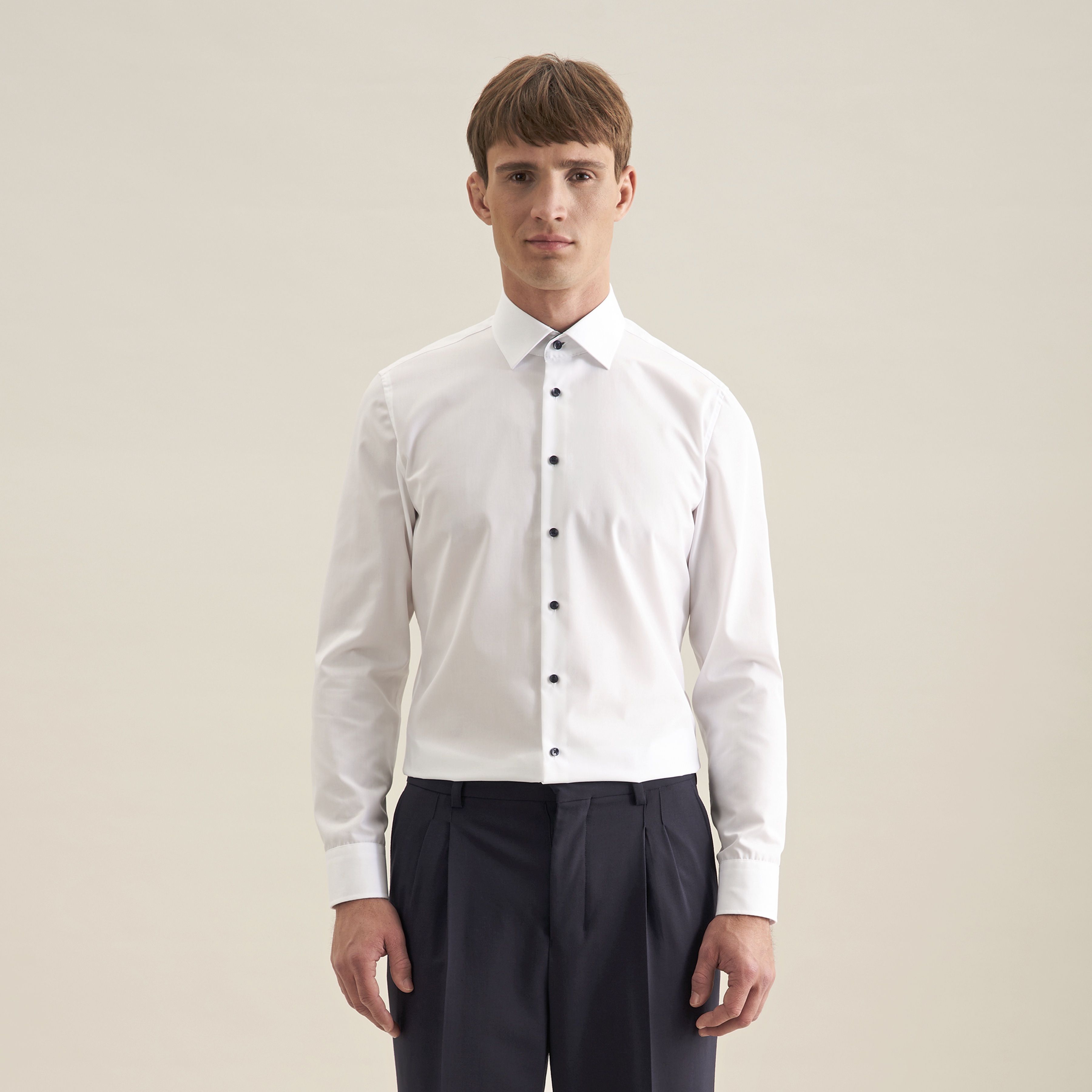 SEIDENSTICKER Men`s Shirt Poplin Shaped Fit Longsleeve Hemden personalisierbar