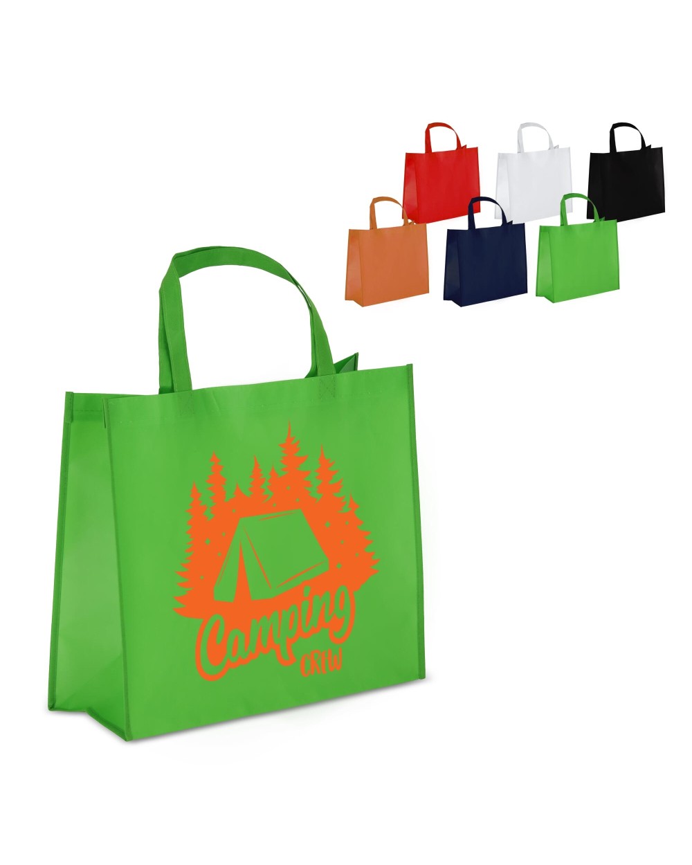 4DO R-PET Tragetasche aus laminiertem Non Woven 40 x 16 x 35cm 105g/m² Taschen personalisierbar