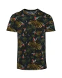 T-shirts NATIVE SPIRIT Ecologisch heren T-shirt met tropische print voor bedrukking &amp; borduring