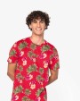 NATIVE SPIRIT Umweltfreundliches Herren T-Shirt Tropen-Druck T-Shirts personalisierbar