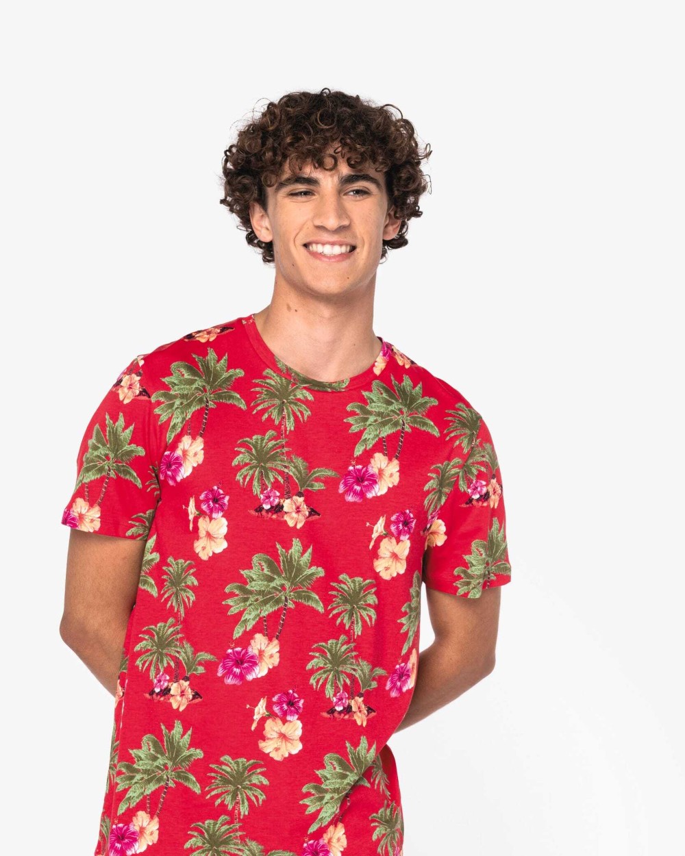 T-Shirts personnalisable NATIVE SPIRIT T-shirt écoresponsable imprimé tropical homme