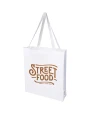 Tote bags personnalisable 4DO Sac shopping à soufflets Madras en coton recyclé 140 g/m² certifié GRS