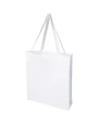 Tote bags personnalisable 4DO Sac shopping à soufflets Madras en coton recyclé 140 g/m² certifié GRS